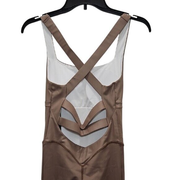 Topissima Nicole Jumpsuit Small New Women's Gym Yoga Workout Pilates Neutral - Picture 5 of 9